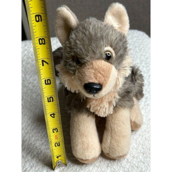 Wild Republic Wolf Plush Stuffed Animal Toy 9" Gray Beige Soft Companion Kids - Picture 8 of 8